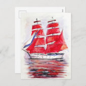 スカーレットセイルズ シーズンポストカード (正面/裏面)