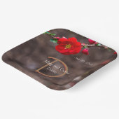 スカーレットト結婚ップの紙プレート ペーパープレート (傾斜あり)