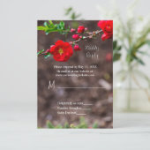 スカーレットト結婚ップ 出欠カード (スタンド正面)