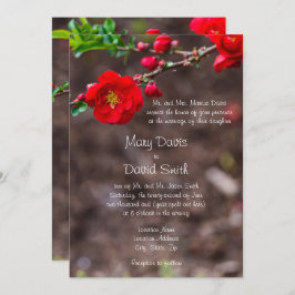 スカーレットト結婚ップ 招待状