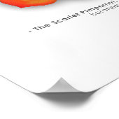 スカーレットパンペネル引用文-クラシック文学 ポスター (角)