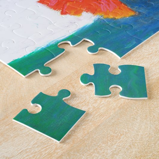 スカーレットポピーズジグソーパズル ジグソーパズル (側面)