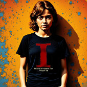 スカーレットレター 国際移民の日 Tシャツ