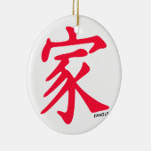 スカーレットレッド中国のファミリーキャラクター セラミックオーナメント (右)