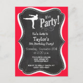 スカーレットレッド武術アーツ インビテーションポストカード (正面)