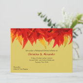 スカーレット葉招待状 招待状 (スタンド正面)