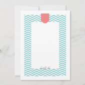 スカーレット フラミンゴの招待状 招待状 (裏面)