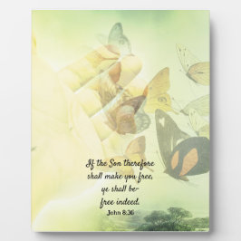 スカーレッド・ハンドバタフライ フォトプラーク