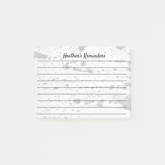 スカーレッド《植物》アスペンツリー樹皮の写真 ポストイット (正面)