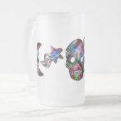 スガラサイケデリックンドグラニンスカルメキシカーノ フロストグラスビールジョッキ (正面左)