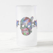 スガラサイケデリックンドグラニンスカルメキシカーノ フロストグラスビールジョッキ (中央)