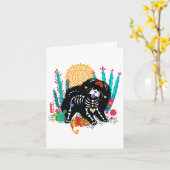 スガルスカルNIRVANAチャウドッグハロウィーン カード (黄色い花)