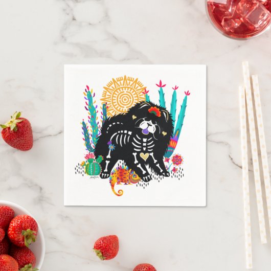 スガルスカルNIRVANAチャウドッグハロウィーン スタンダードカクテルナプキン (インサイチュ)