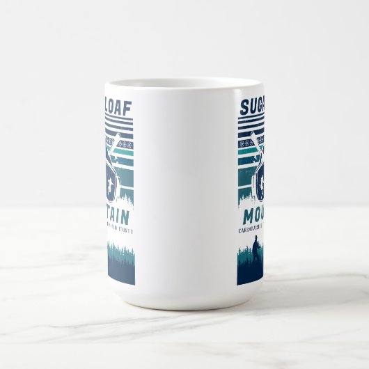 スガローフマウンテンメインヴィンテージスキーお土産 コーヒーマグカップ (中央)