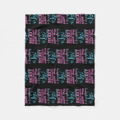 スガースパイスアンドオリーチェンジホッケーガール フリースブランケット (正面)