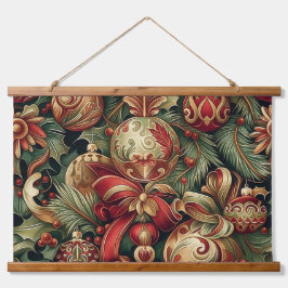 スガープラムの輝くクリスマス 吊り下げ型タペストリー