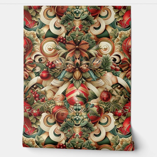 スガープラムの輝くクリスマス 壁紙 (ほどく)