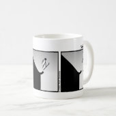 スキおもしろいージャンプスティックマンマグカップ – 006 コーヒーマグカップ (正面右)