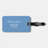 スキおもしろいー | Travel Skiウィンタースポーツ ラゲッジタグ (裏面横)