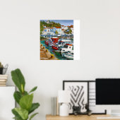 スキアトス旧港 ポスター (ホームオフィス)