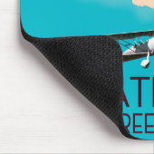 スキアトス・ギリシャ旅行ポスター マウスパッド (コーナー)