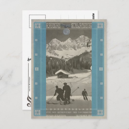 スキアファハルトスラウフラムサウ – シュラデミング ポストカード (正面/裏面)