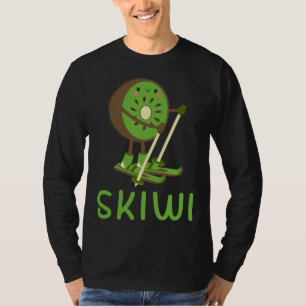 スキウィキウィスキースキーフルーツフルーツウィンタースポーツAp Tシャツ