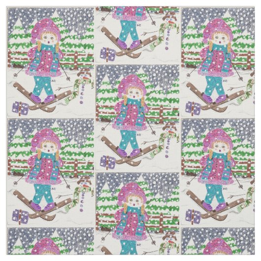 スキガール生地 ファブリック (見本)