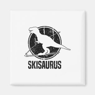 スキサウルス スキー ダイノ スキー 恐竜 スキーユージン マグネット