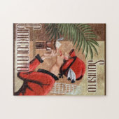 スキシトシオコラトイタリアンウーマンヴィンテージ ジグソーパズル (横)