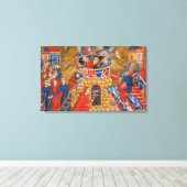 スキタイの女性は敵を包囲する キャンバスプリント (インサイチュ (ウッドフロア))