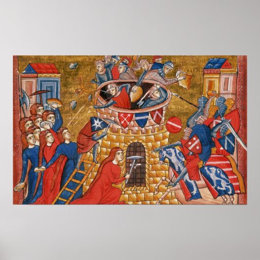 スキタイの女性は敵を包囲する ポスター (正面)