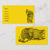 スキターの男、死、死、死神 名刺 (正面/裏面)