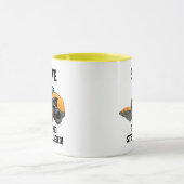 スキッおもしろいドステア凡例重装置オペレータ マグカップ (中央)