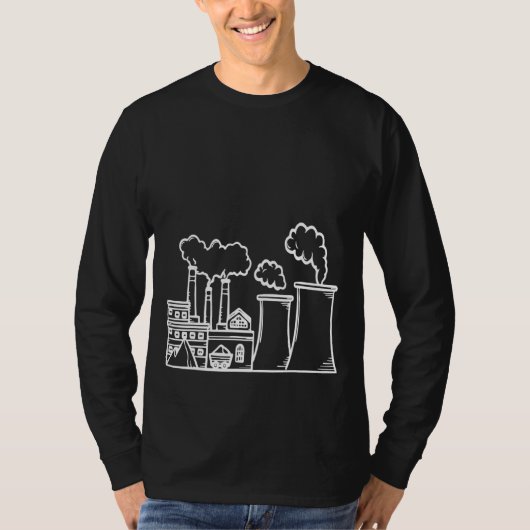 スキッツェ発電所 Tシャツ (正面)
