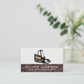 スキッドステア建築 名刺 (スタンド正面)