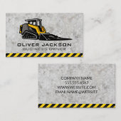 スキッドステア |建築名刺 名刺 (正面/裏面)