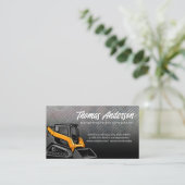 スキッドステア |建築車 名刺 (スタンド正面)