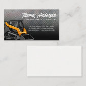 スキッドステア |建築車 名刺 (正面/裏面)