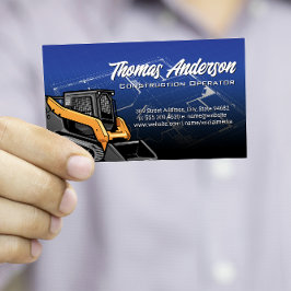 スキッドステア |建築 |ブループリント 名刺