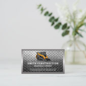 スキッドステア |建築 |鉄鋼 名刺 (スタンド正面)