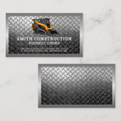 スキッドステア |建築 |鉄鋼 名刺 (正面/裏面)