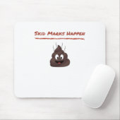 スキッドマークが発生 マウスパッド (マウス)