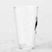 スキッパーキ犬のシルエットのパーソナライズな飲むこと タンブラーグラス (右)