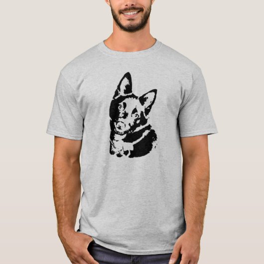 スキッパーキ犬の写真 Tシャツ (正面)
