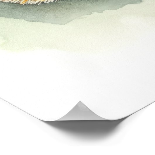 スキッパーバタフライアートプリントポスター ポスター (角)