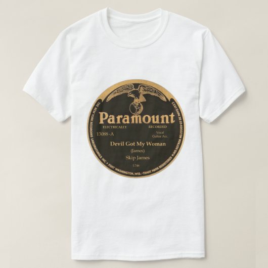 スキップのジェームスの悪魔は私の女性を得ました Tシャツ (デザイン正面)