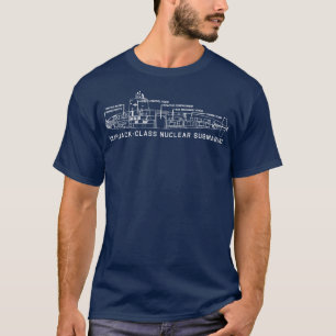 スキップジャッククラス原子力潜水艦ブループリント計画 Tシャツ