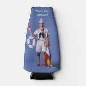 スキップSayles™_Who's Skipper?_飲料コージー ボトルクーラー (正面)