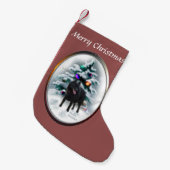 スキッペルケのクリスマス スモールクリスマスストッキング (正面 (吊り時))